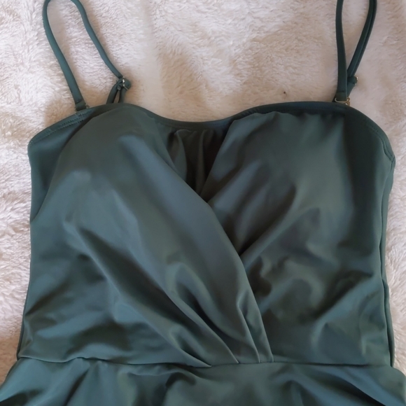 Small Green Nicole Miller Studio Bathing Suit - Picture 7 of 11